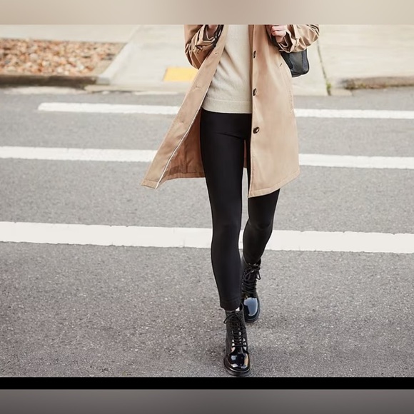 Spanx The Perfect Black Pant, Ankle Backseam Skinny Medium Petite Spanx Classic - Picture 5 of 15